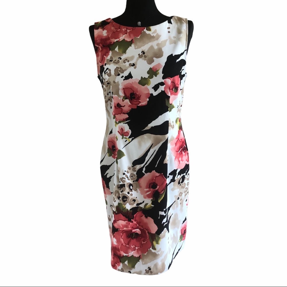 Pretty Floral Sheath Dress